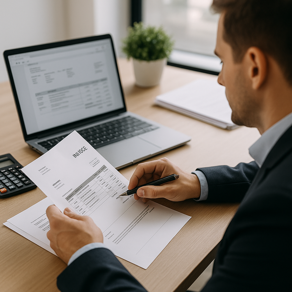 business invoice review