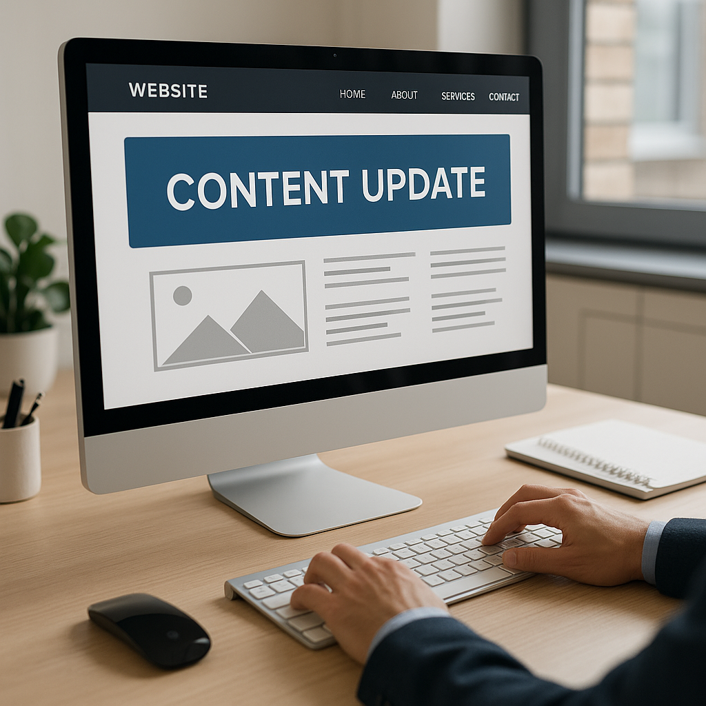 website content update