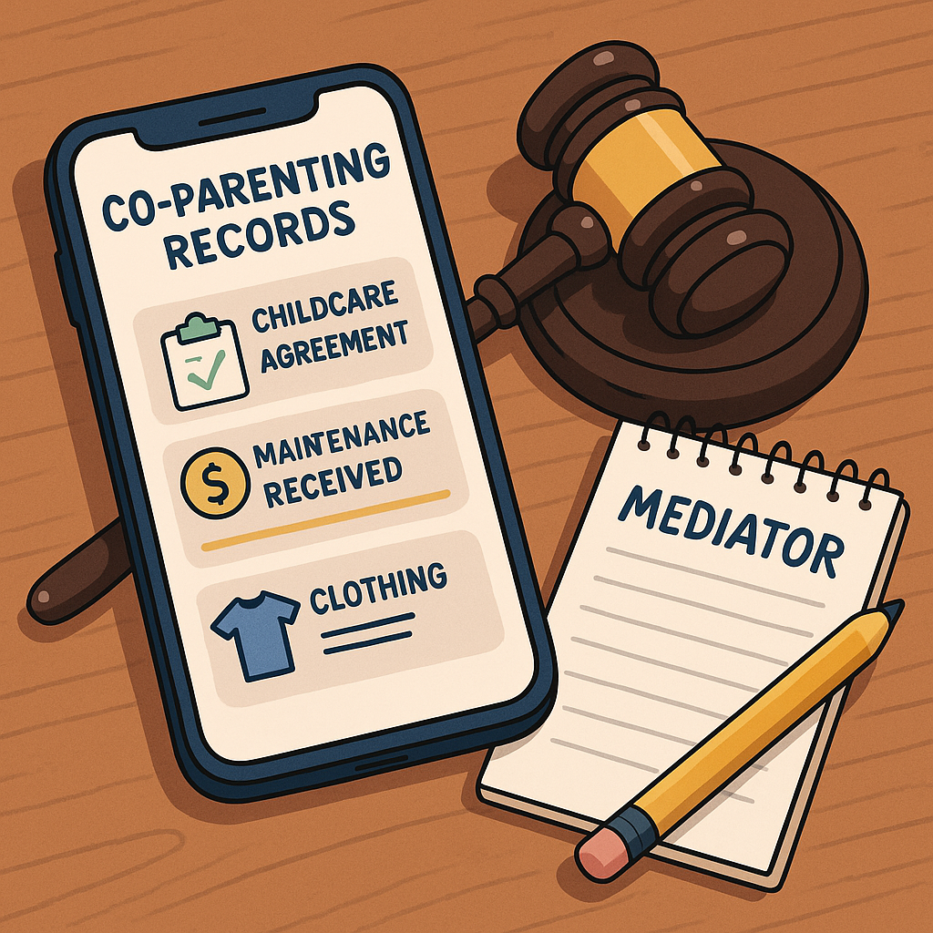 co-parenting records