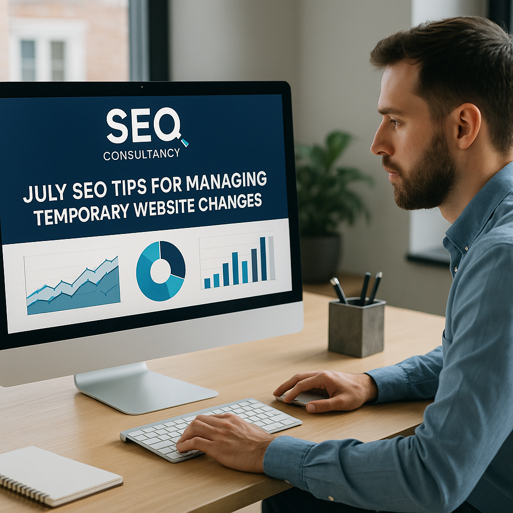 SEO Consultancy July SEO Tips for Managing Temporary Website Changes