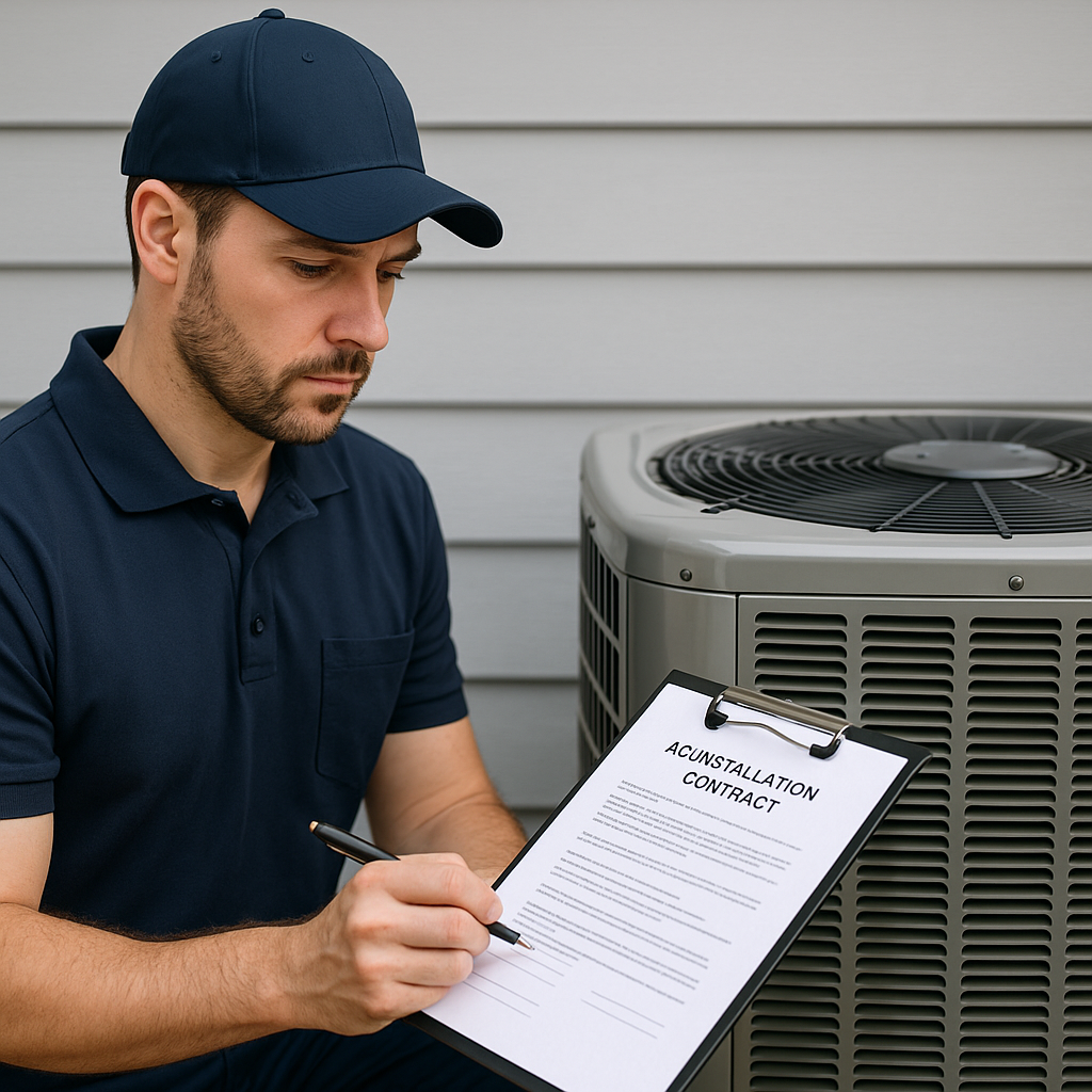 Air Conditioning What Should Be Included in an AC Installation Contract?