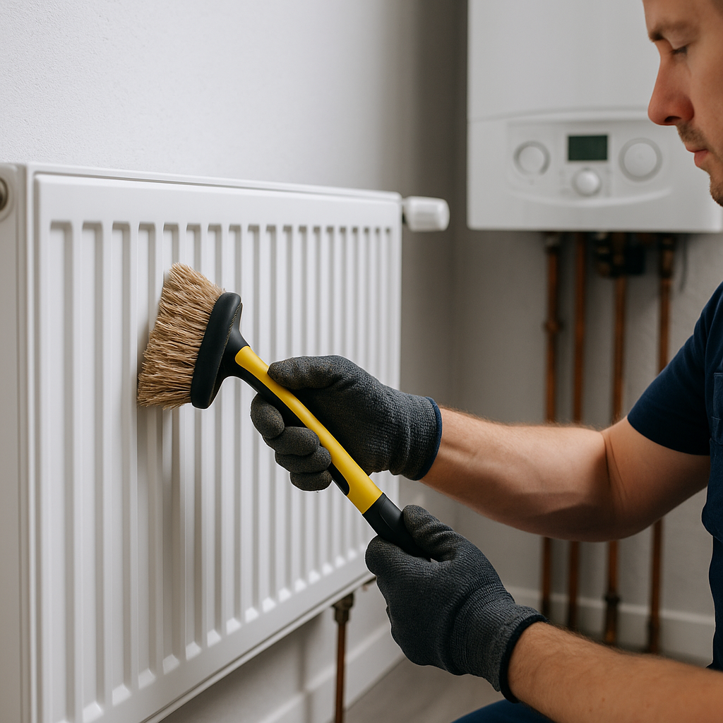 Heating Radiator cleaning when replacing boiler