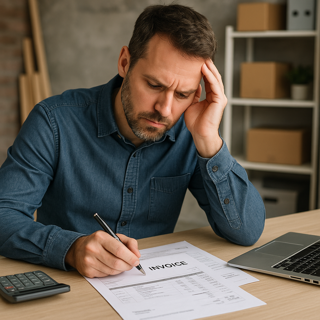 small business unpaid invoice