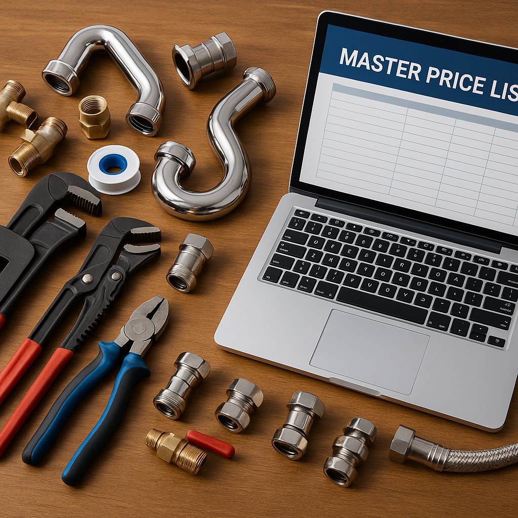 Plumbing How to Create a Master Price List for Your Trade Business