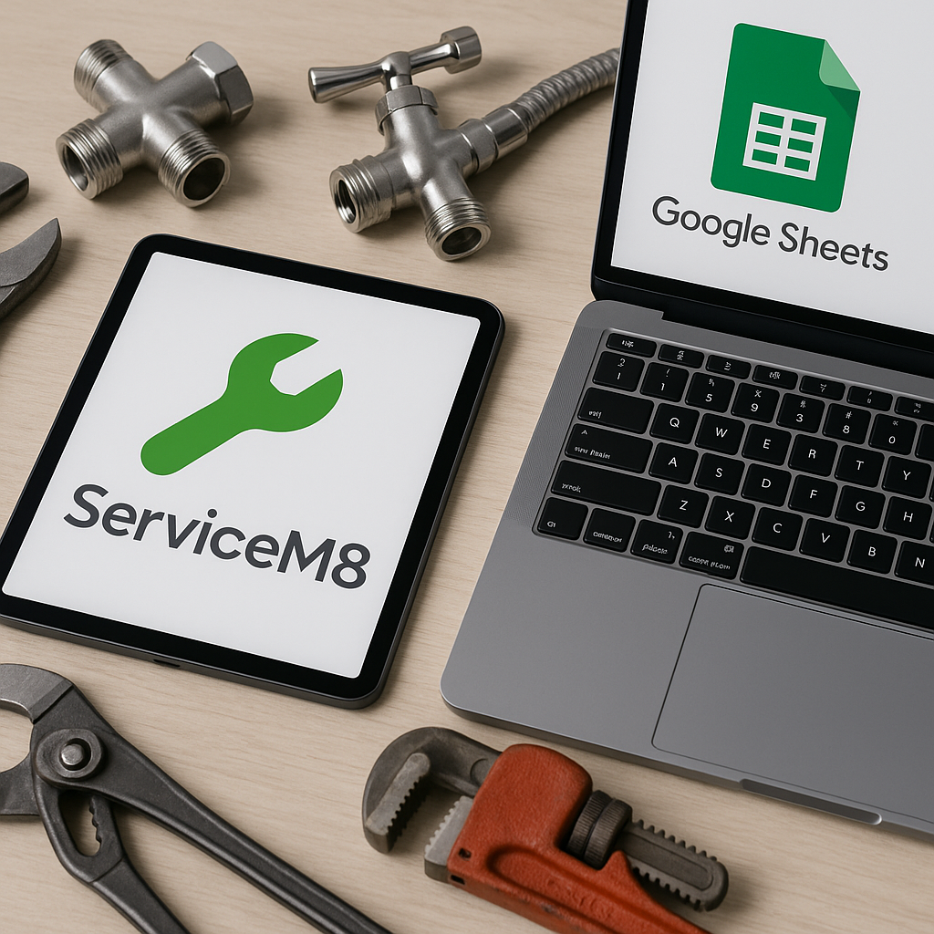 Plumbing Can ServiceM8 Sync With Google Sheets?