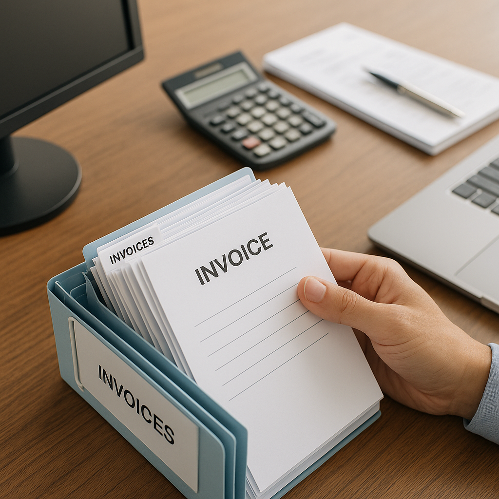 Accountancy How do I organize invoices for tax time?