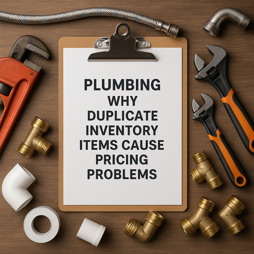 Plumbing Why Duplicate Inventory Items Cause Pricing Problems