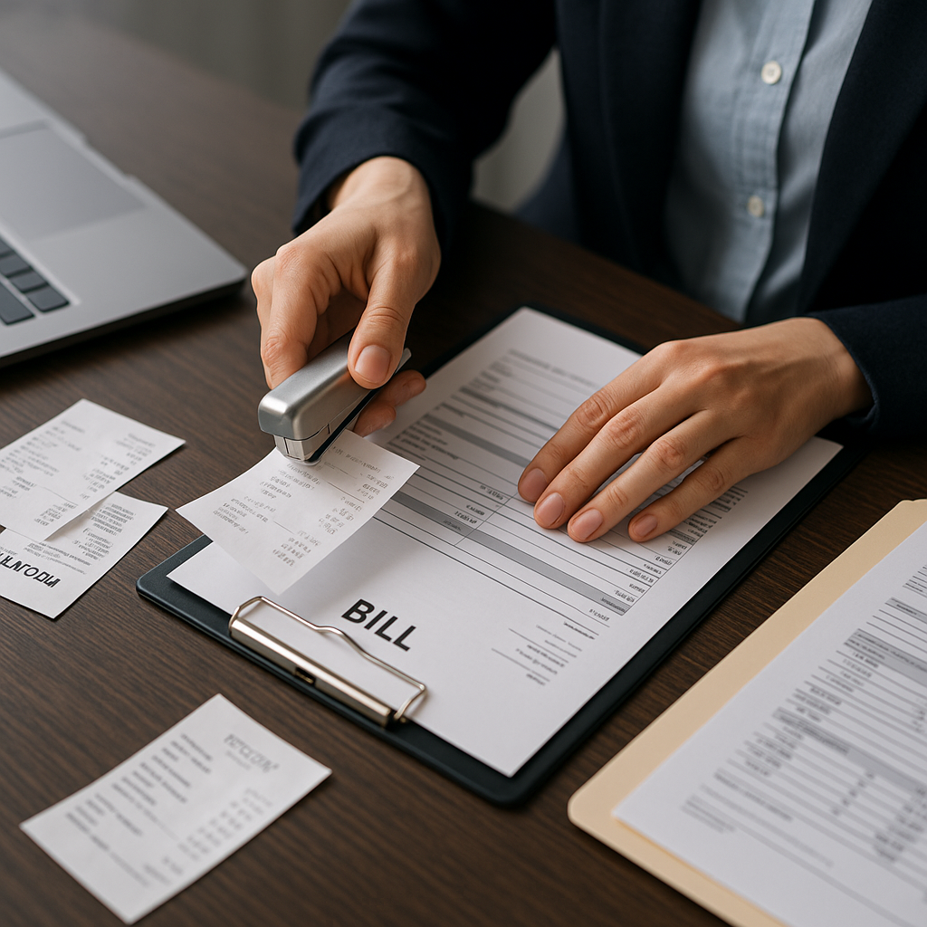 Other Industry How to Attach Receipts and Supporting Documents to a Bill