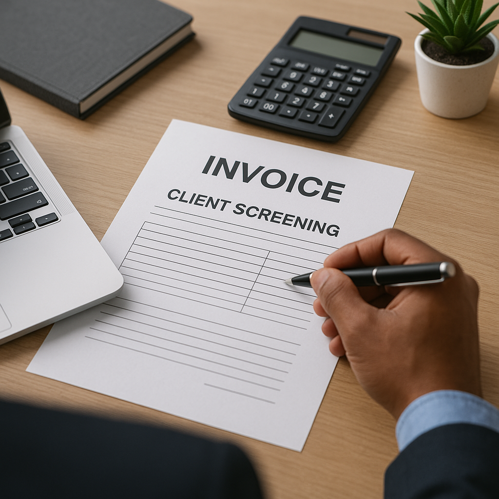 Other Industry June Client Screening Tips Before You Send the Invoice