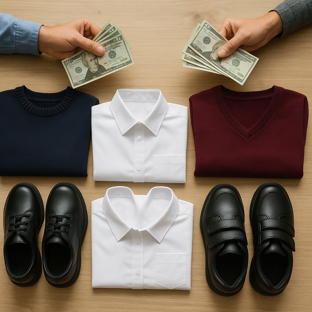 Other Industry How to Share School Shoe and Clothes Costs Fairly