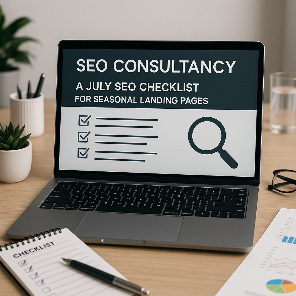 SEO Consultancy A July SEO Checklist for Seasonal Landing Pages