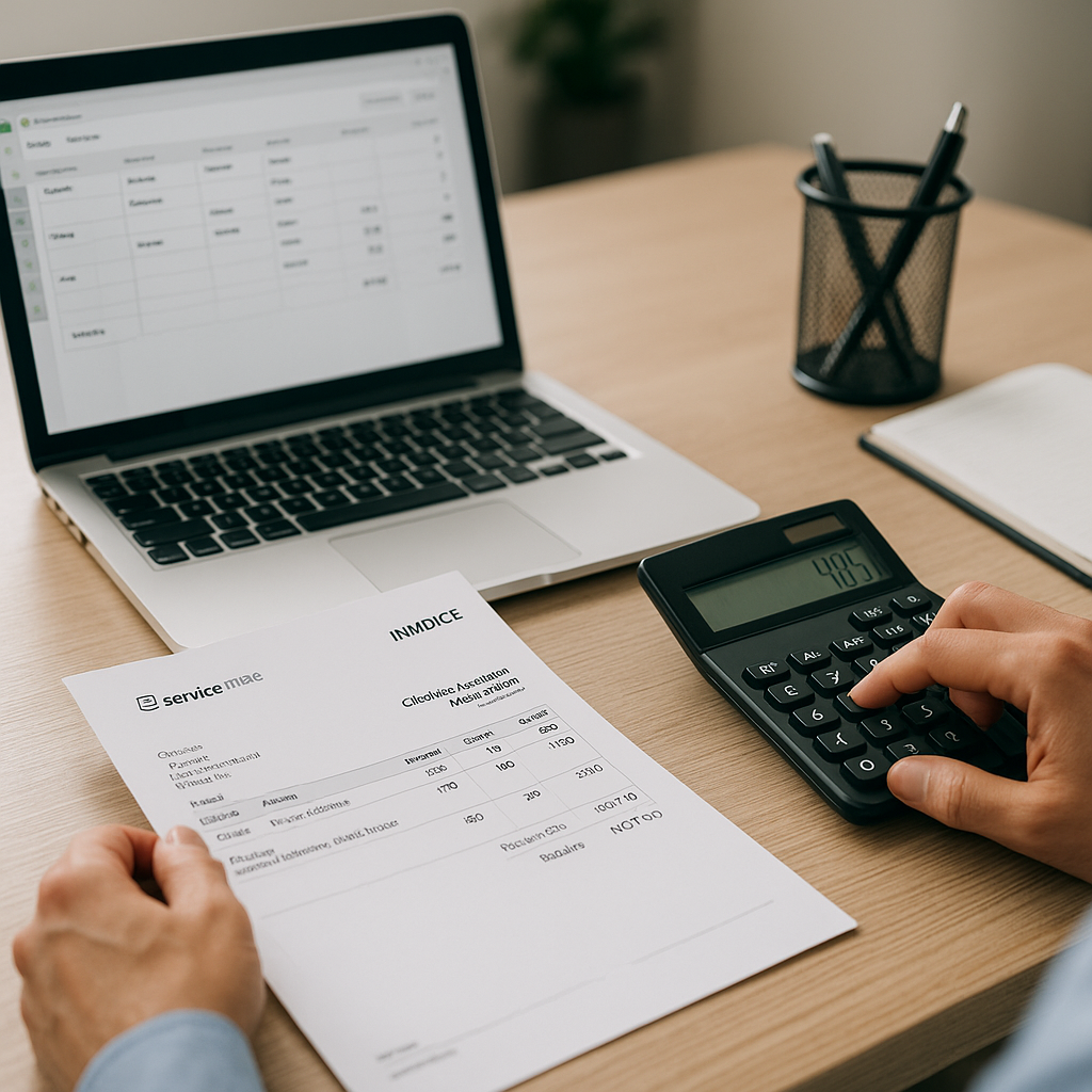 Accountancy ServiceM8 Invoice Coding for Cleaner Autumn Accounts