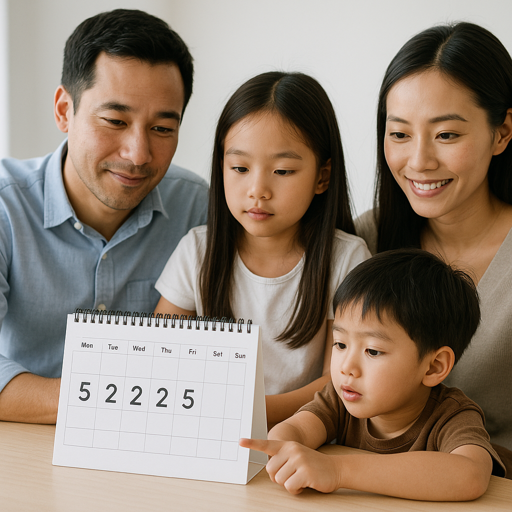Other Industry What does a 5 2 2 5 parenting schedule mean