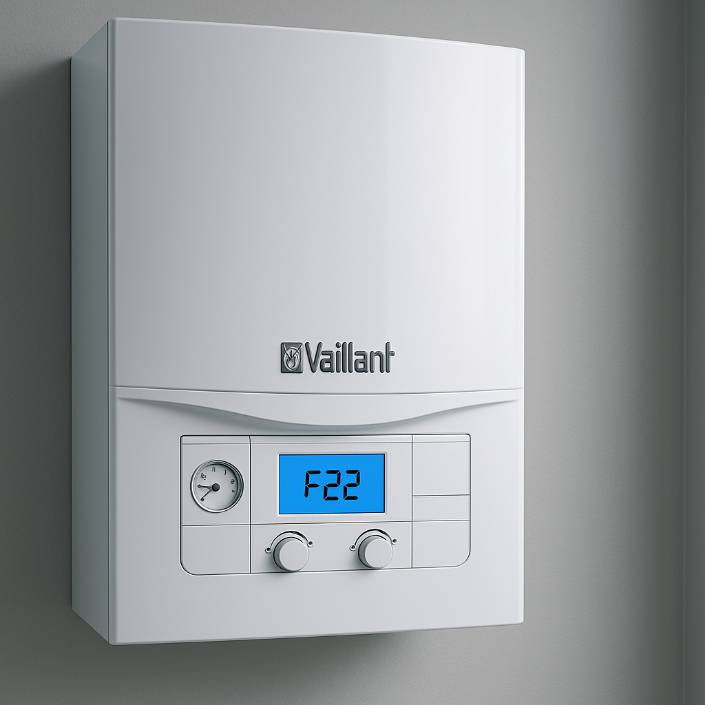 Heating Vaillant F22 fault code