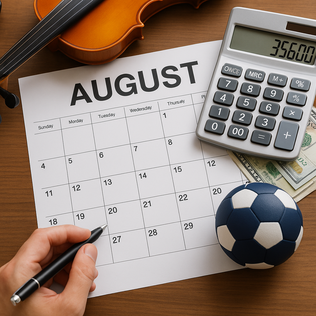 Other Industry How to Manage Children’s Activity Costs in August