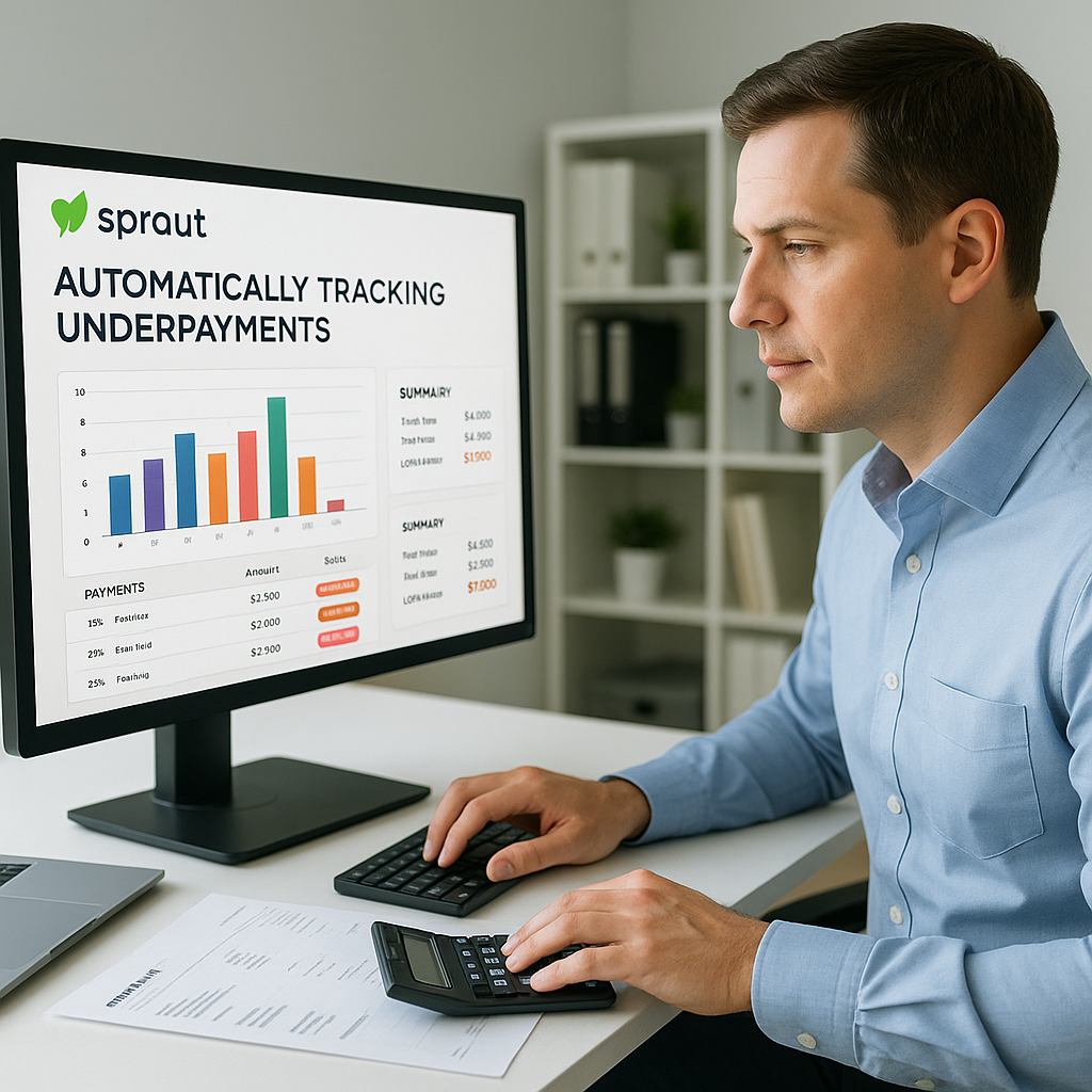 Other Industry How Split the Sprout Automatically Tracks Underpayments for You