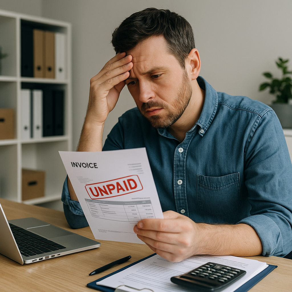 small business unpaid invoice