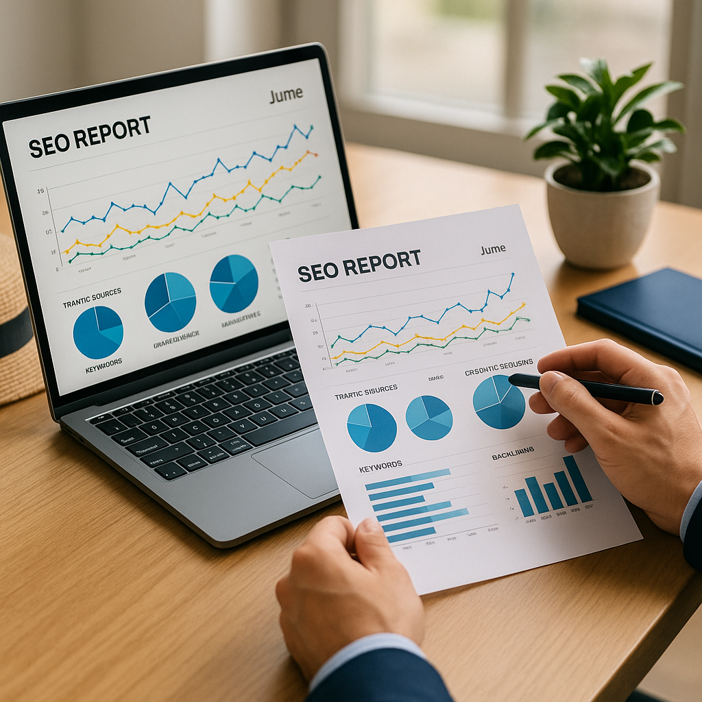 SEO Consultancy June SEO Reporting Tips Before Summer Holiday Cover