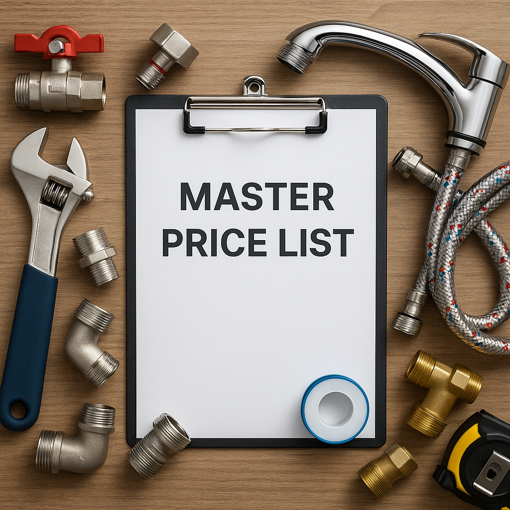 Plumbing Why Every Plumbing and Heating Company Needs a Master Price List