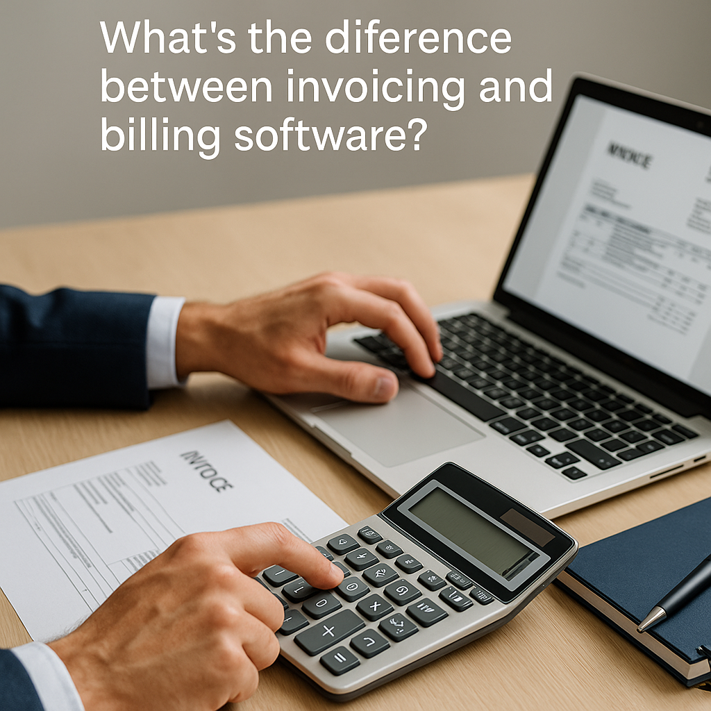 Accountancy What's the difference between invoicing and billing software?