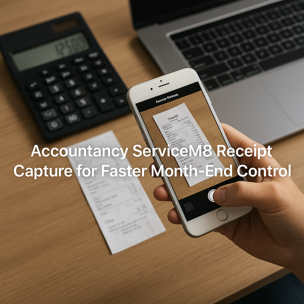 Accountancy ServiceM8 Receipt Capture for Faster Month-End Control