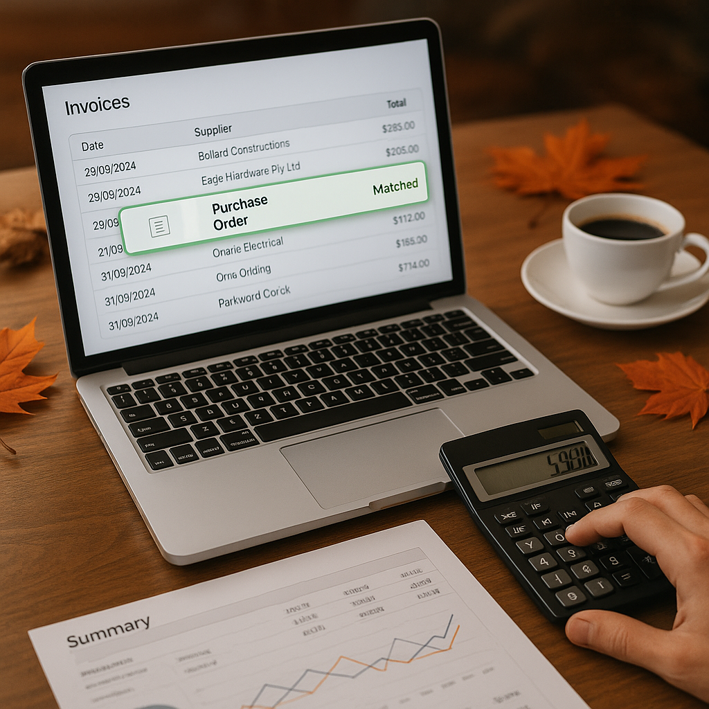 Accountancy ServiceM8 Purchase Matching for Autumn Cost Control