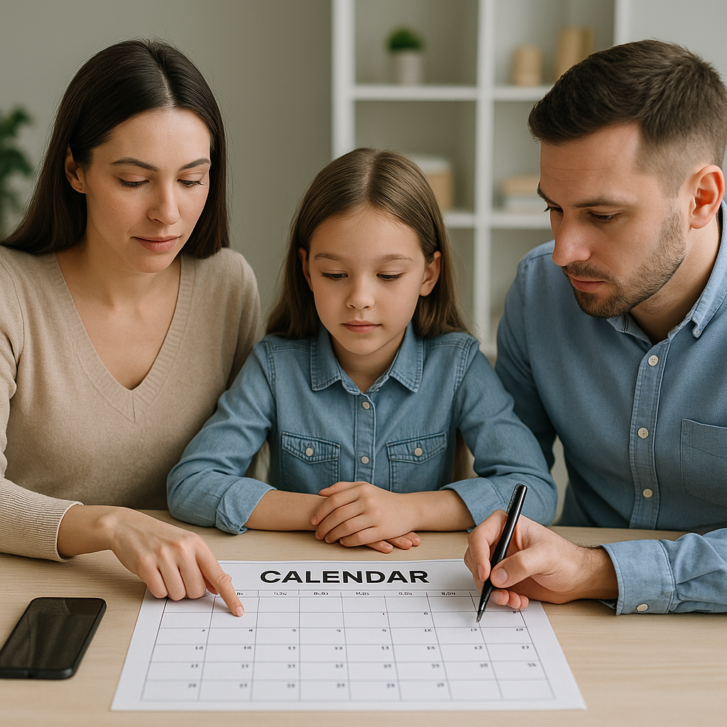 Other Industry How to create a co-parenting schedule that works for everyone
