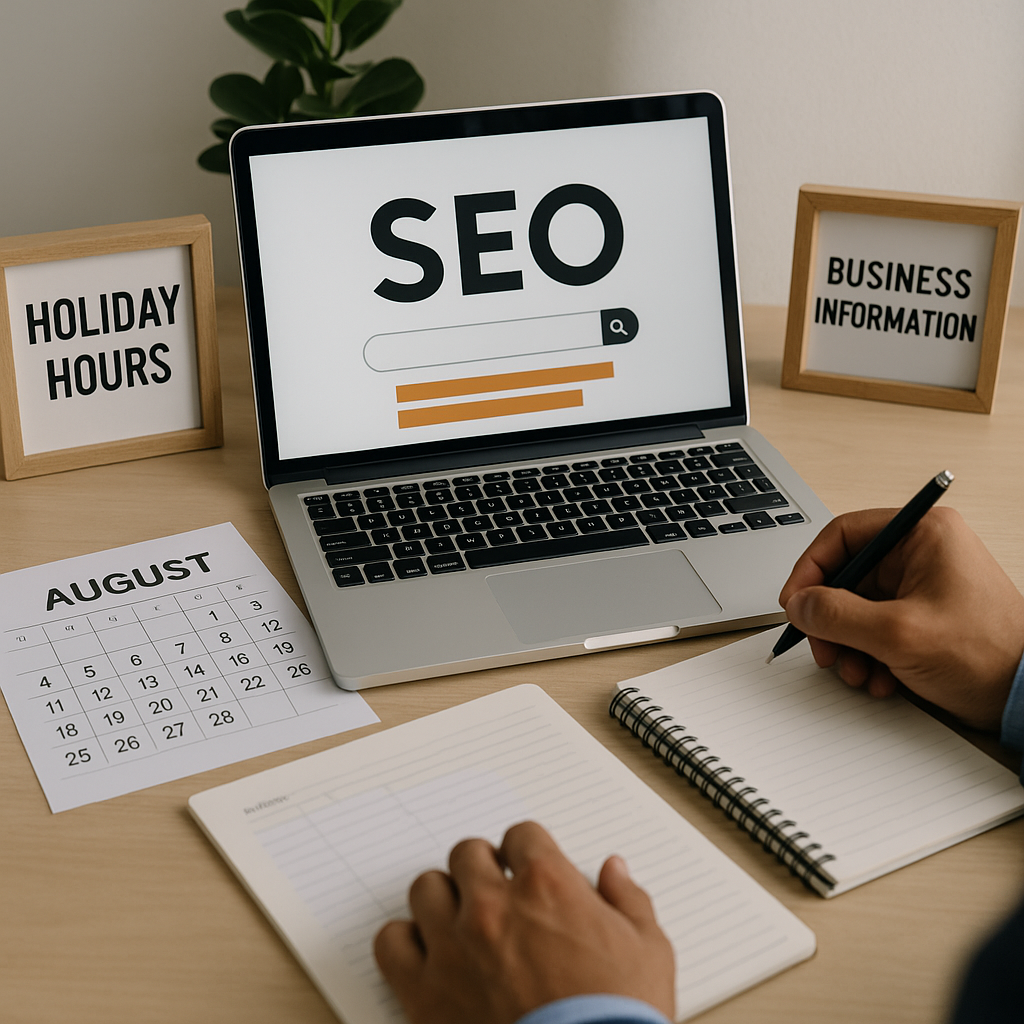 SEO Consultancy August SEO Checks for Holiday Hours and Business Info