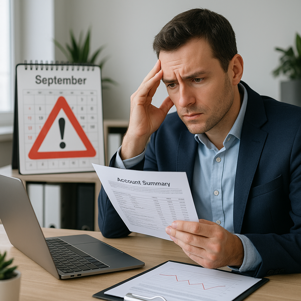 Other Industry September Warning Signs in Customer Accounts