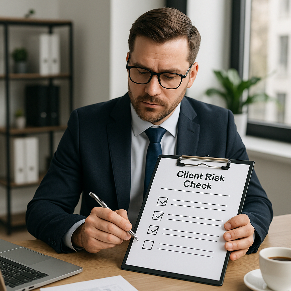business client risk check