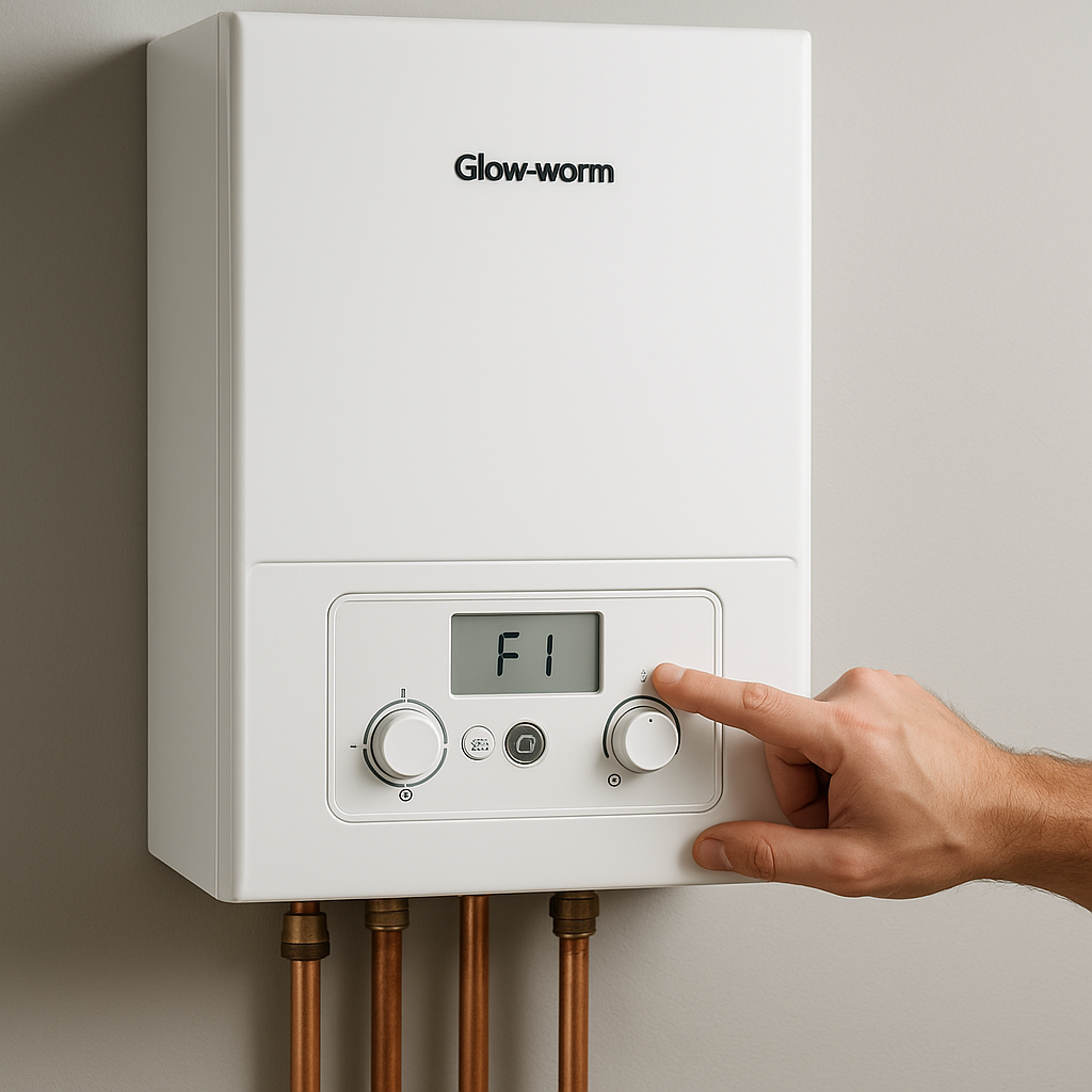 Heating What causes Glow-worm F1 fault code 