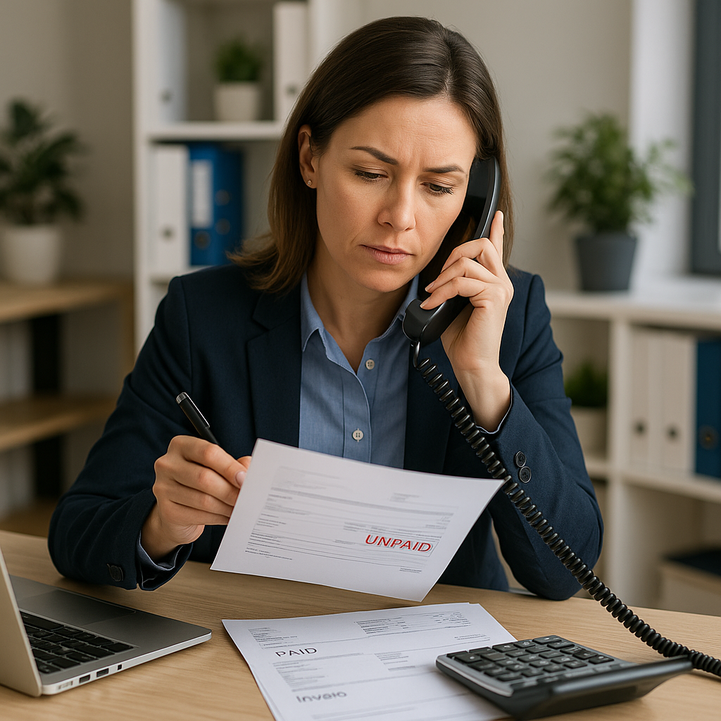 Accountancy How to follow up on unpaid invoices professionally