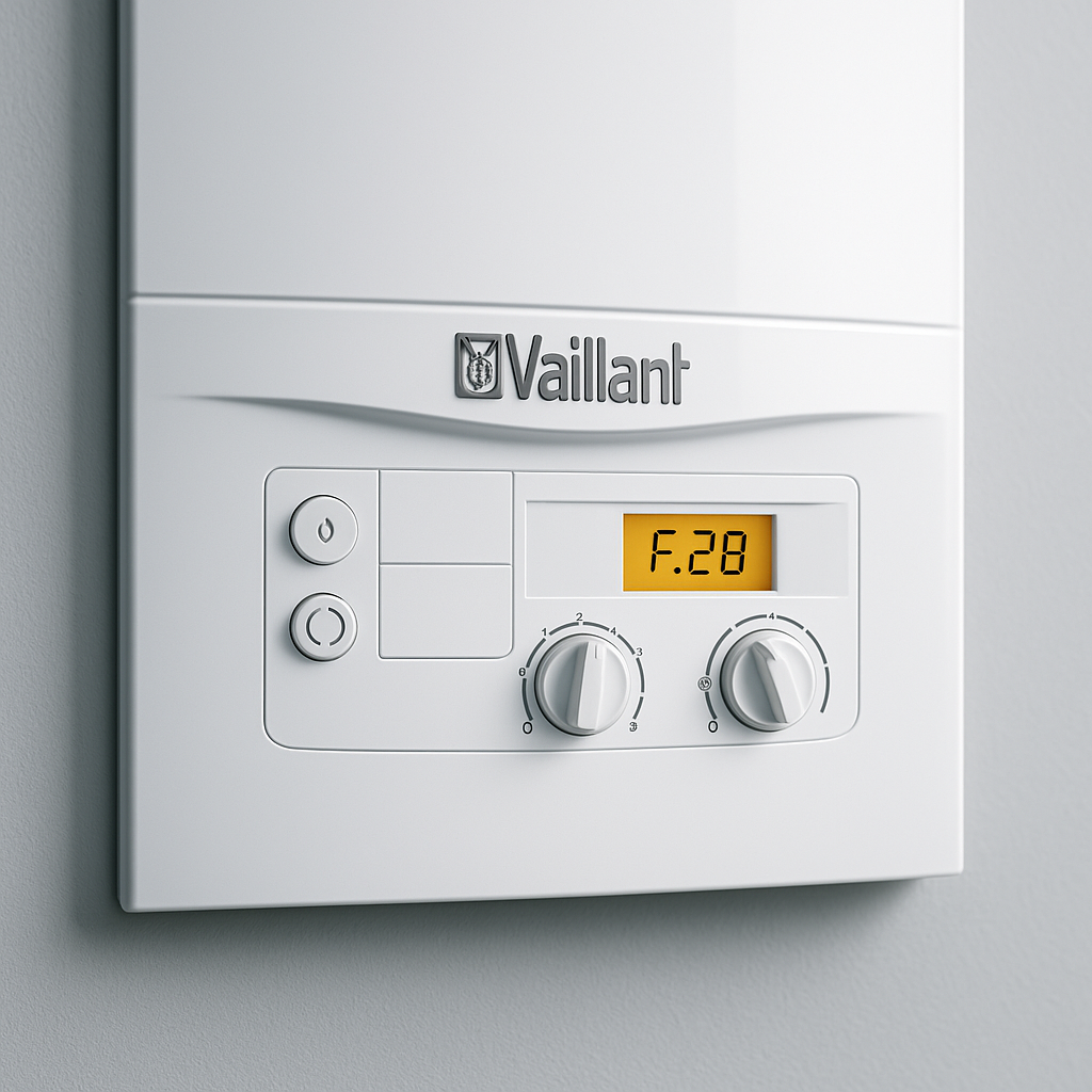 Heating Vaillant f28 fault code 