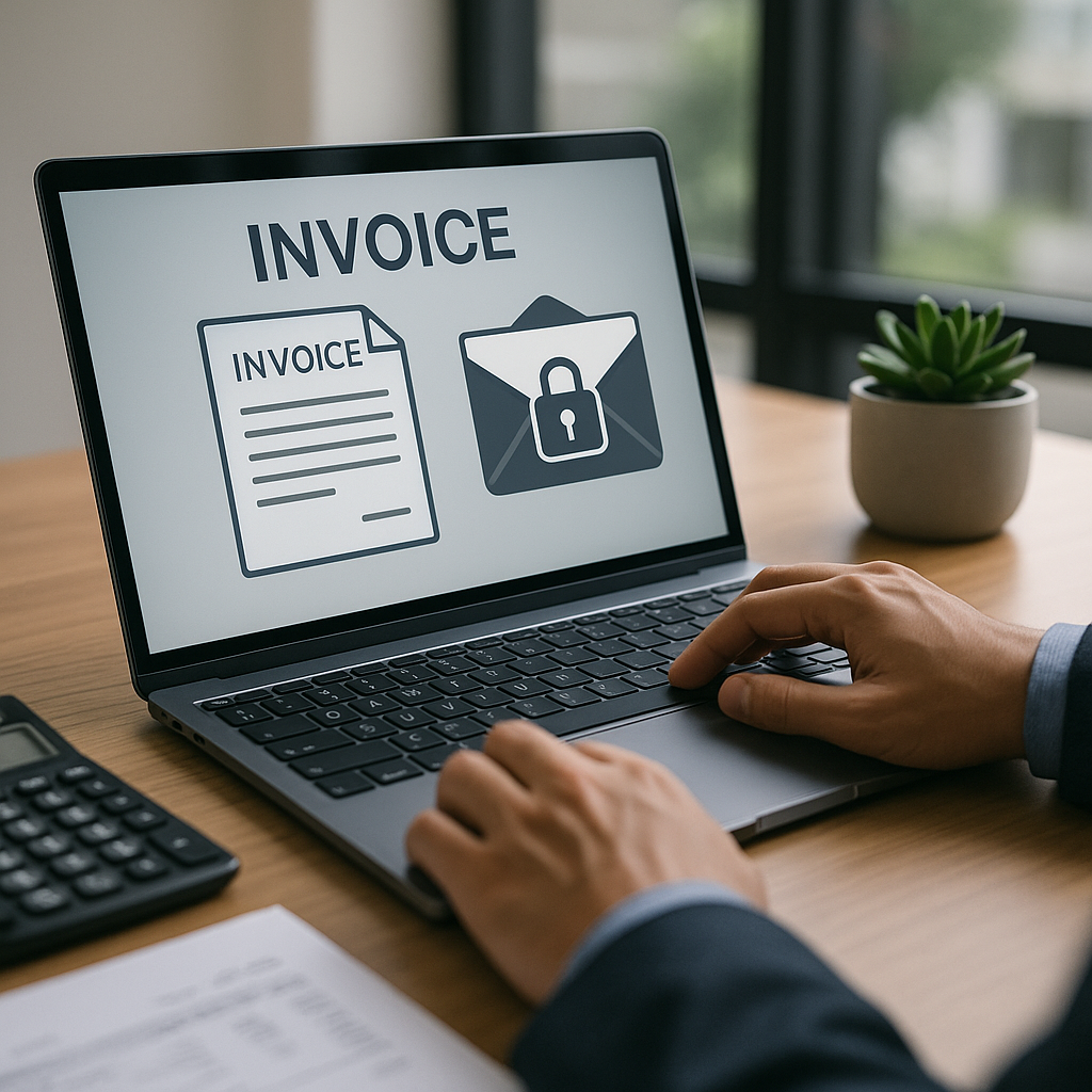 Accountancy How do I send invoices to clients securely?