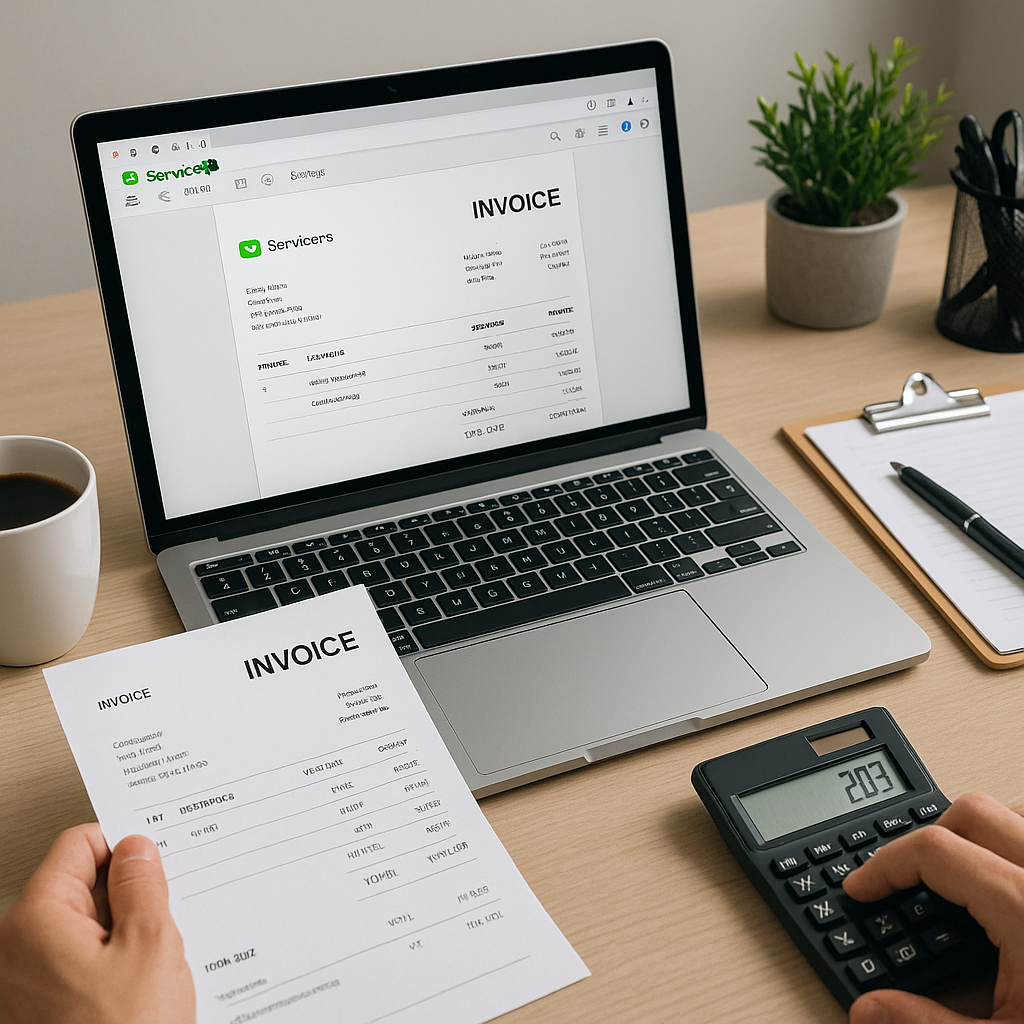 Accountancy ServiceM8 Invoice Export Checks Before Winter VAT Quarter